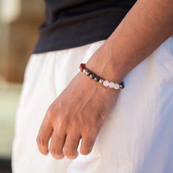 Dhan Vriddhi Bracelet with Selenite Plate