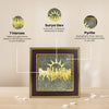 Vastu Shakti Combo – 7 Horses on Pyrite Frame with Pyrite Tortoise