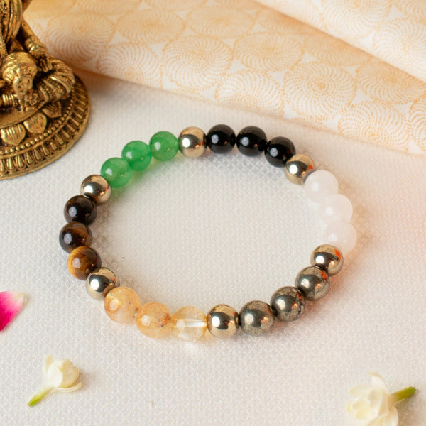 Dhan Lakshmi Bracelet with Free Raw Selenite Plate