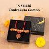 5 Mukhi Rudraksha Combo