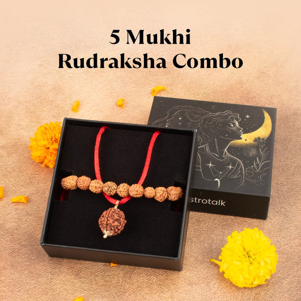 5 Mukhi Rudraksha Combo