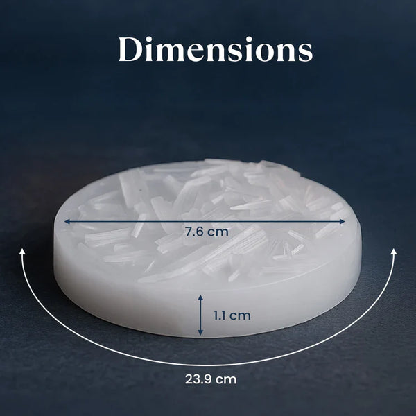 Dhan Yog Chips Bracelet With Free Raw Selenite Plate