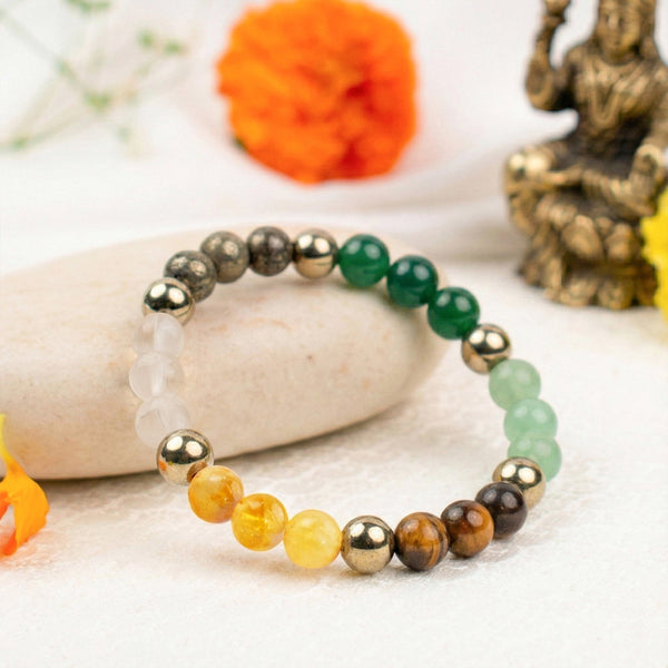 Dhan Shanti Combo - Dhan Yog Bracelet with Navgrah Bracelet
