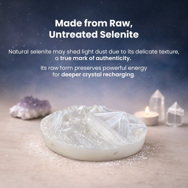 Dhan Yog Chips Bracelet With Free Raw Selenite Plate